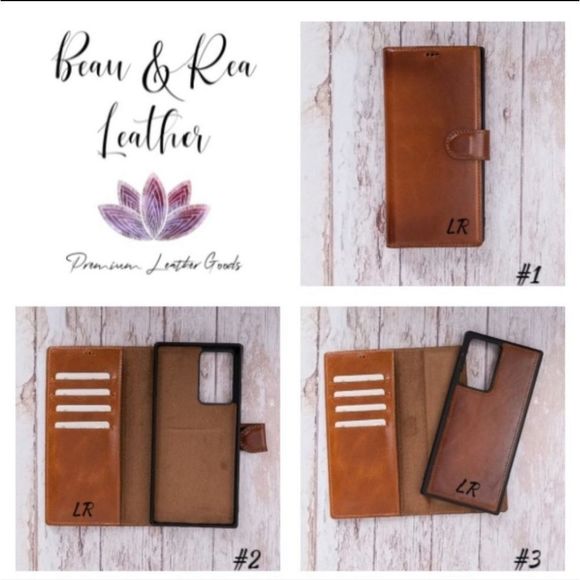 iPhone 12/Mini Premium Leather Wallet Case Red - Picture 12 of 12